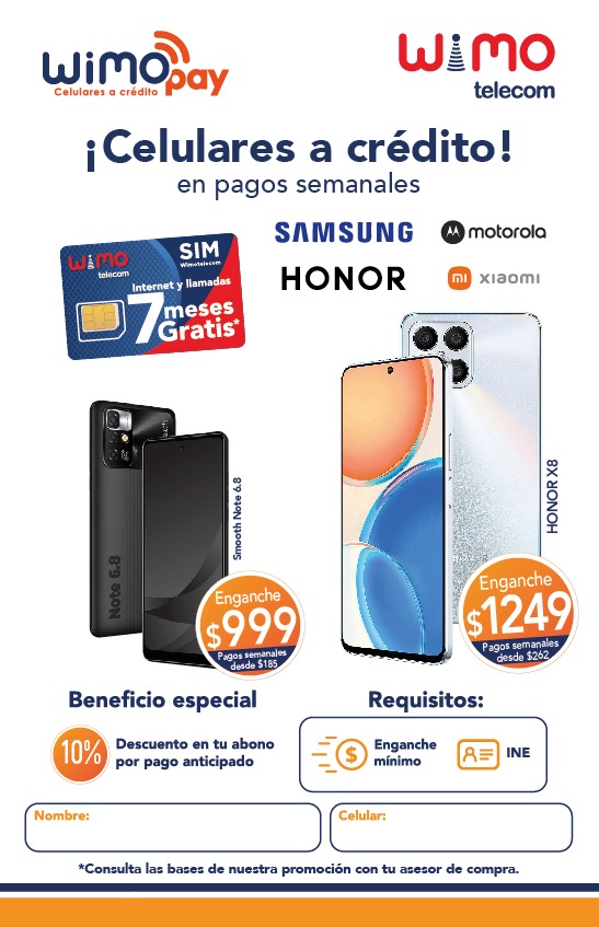¿Te urge un nuevo celular? ¡En... - Wimopay Tulancingo | Facebook