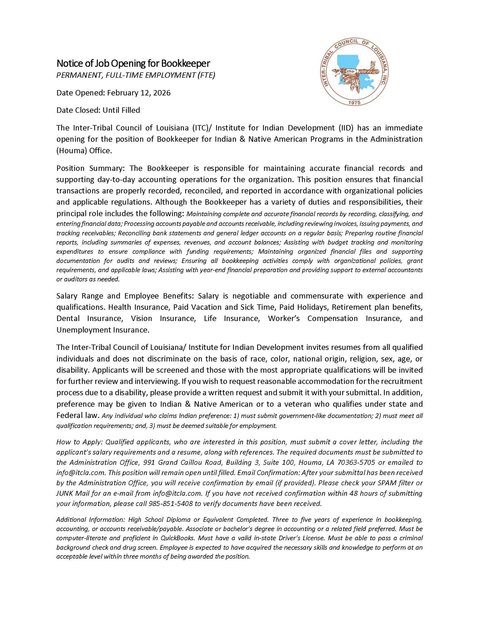 United Houma Nation added a new... - United Houma Nation