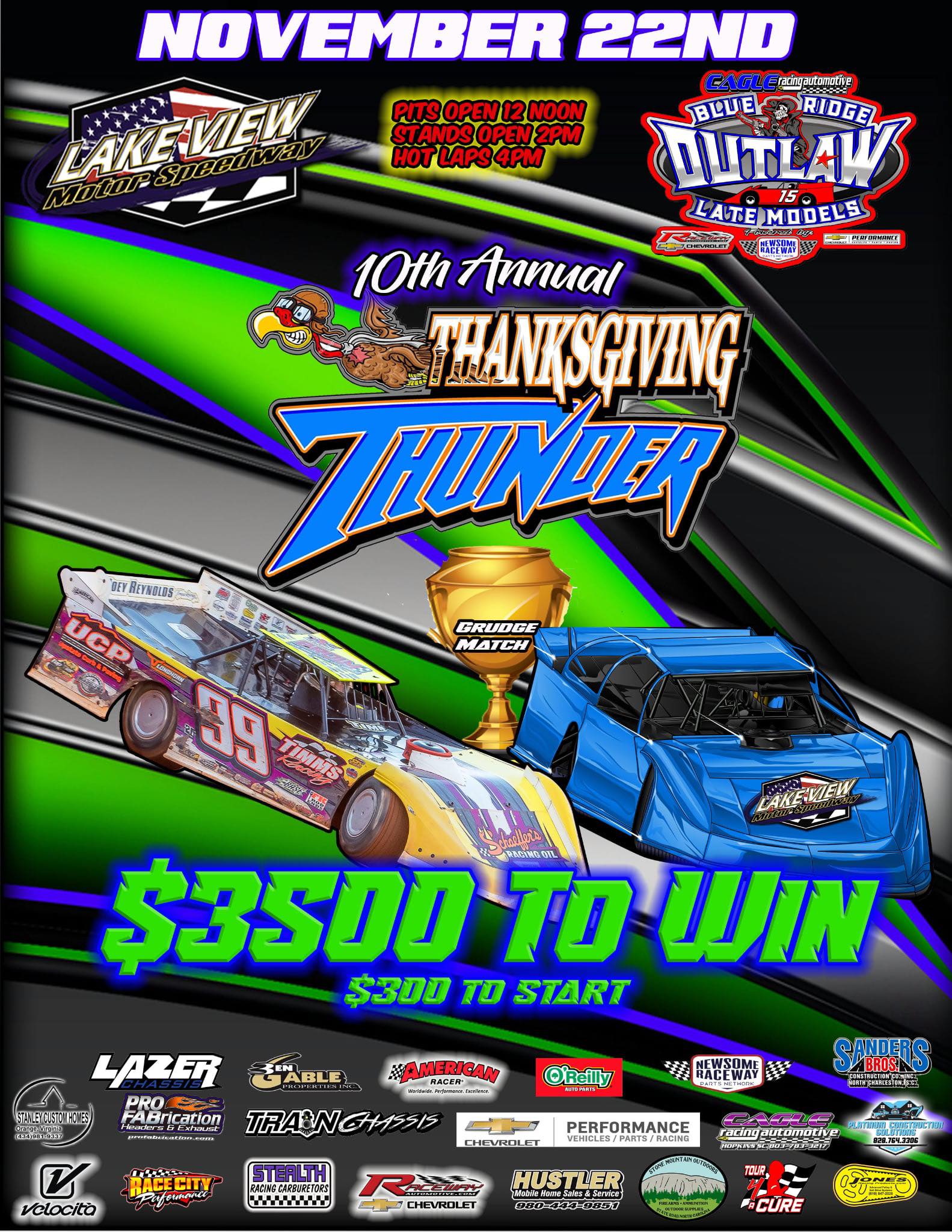 🚨 IT. IS. HERE. 🚨 The... - BLUE RIDGE Outlaw Late Models | Facebook