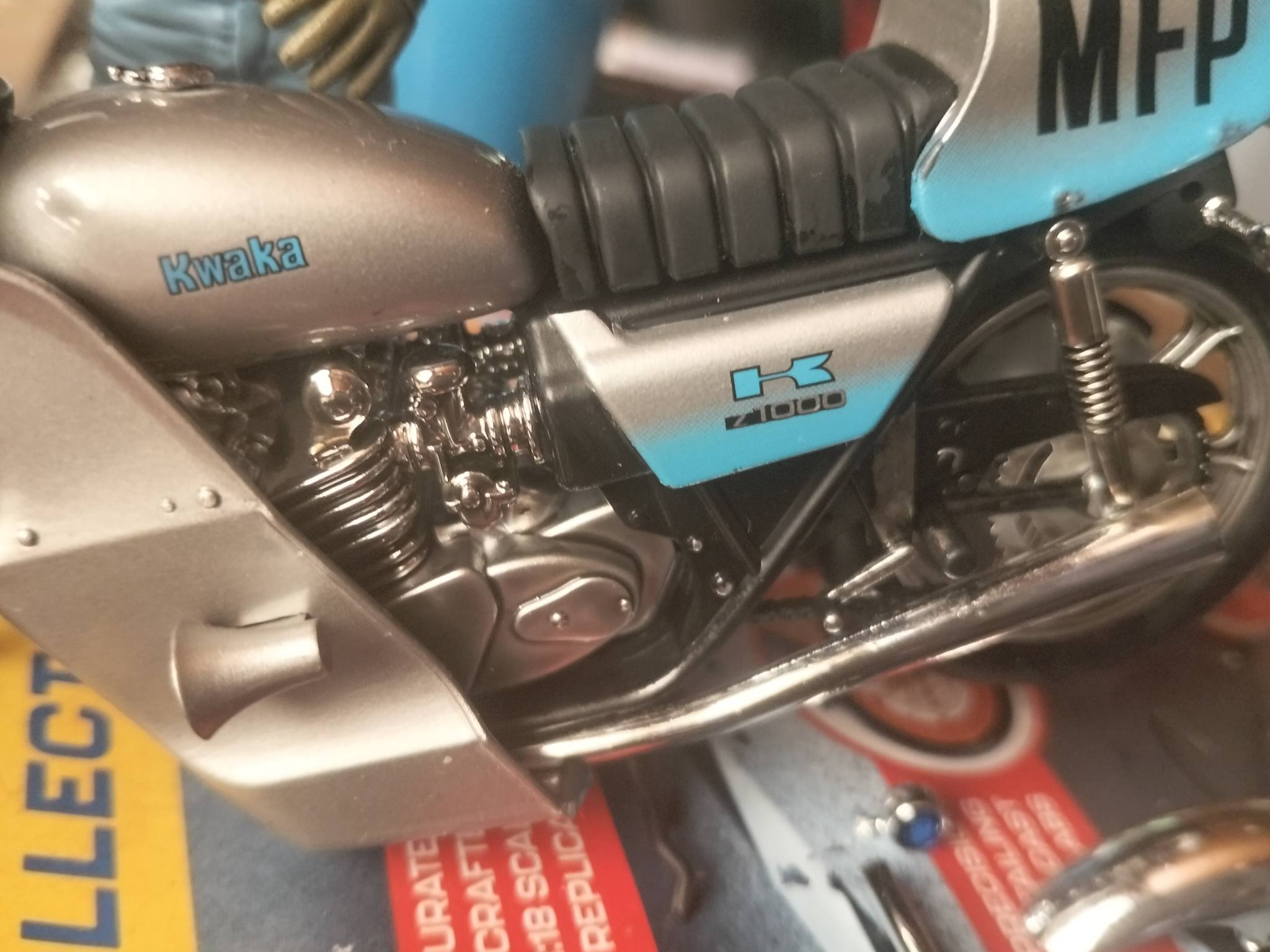 1:18 RAD ACE Goose Kwaka Z1000 Police Bike Mad Max Custom
