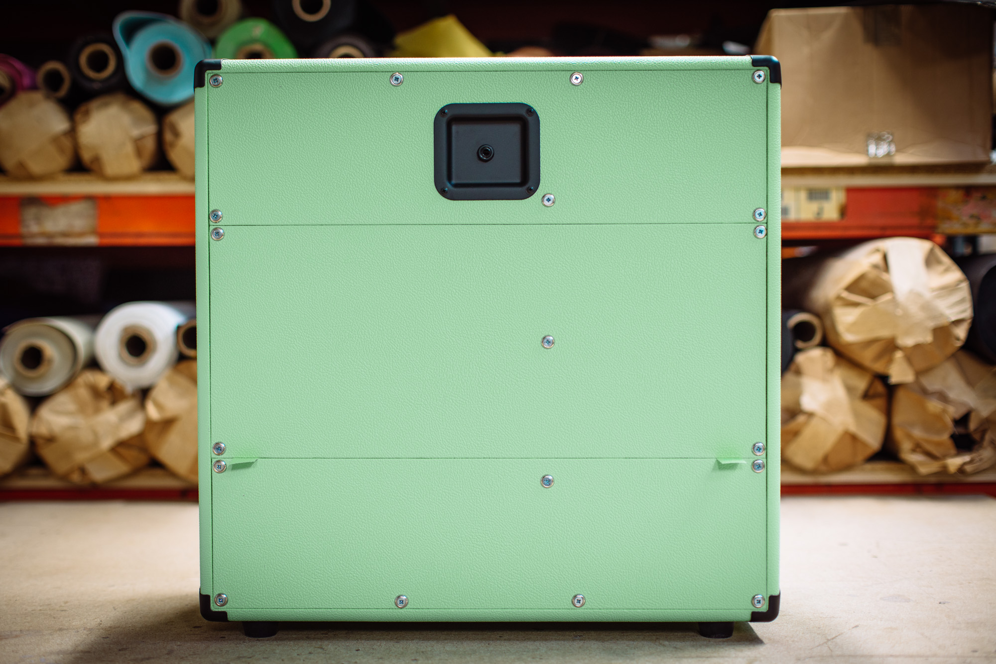Seafoam green is a great finish, especially when it's combined