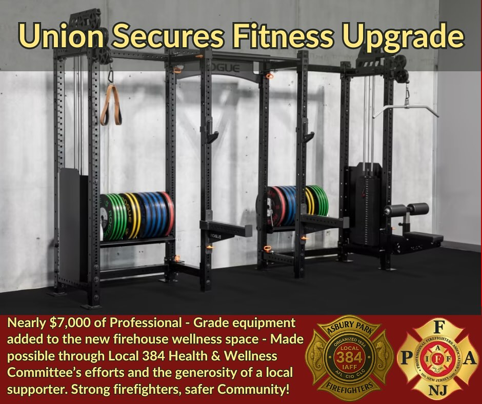 Asbury - 🚒💪 Supporting Firefighter Wellness in Asbury Park 💪🚒 When ...