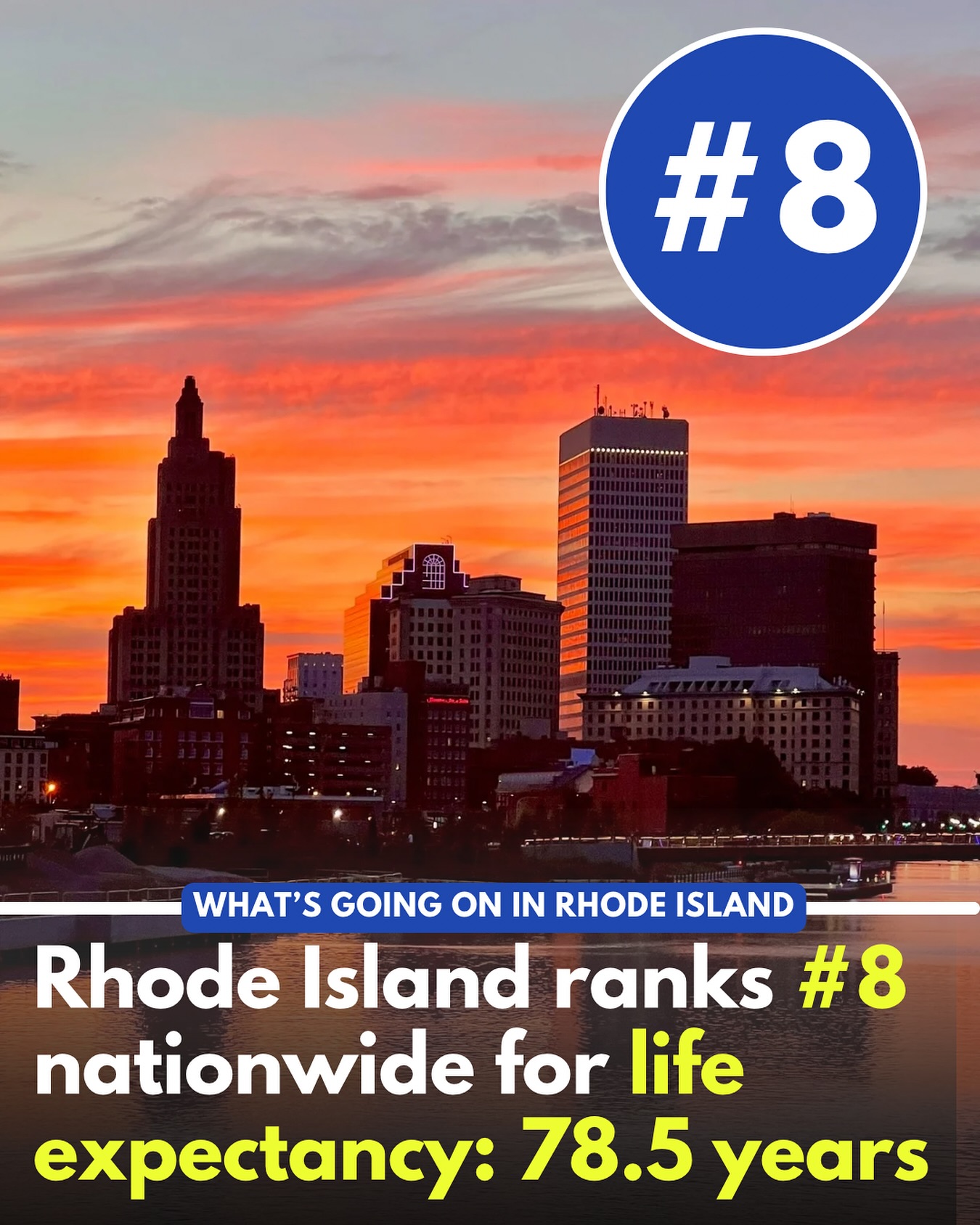 What's - Rhode Island Ranks in the Top 10 for Life Expectancy in the U ...