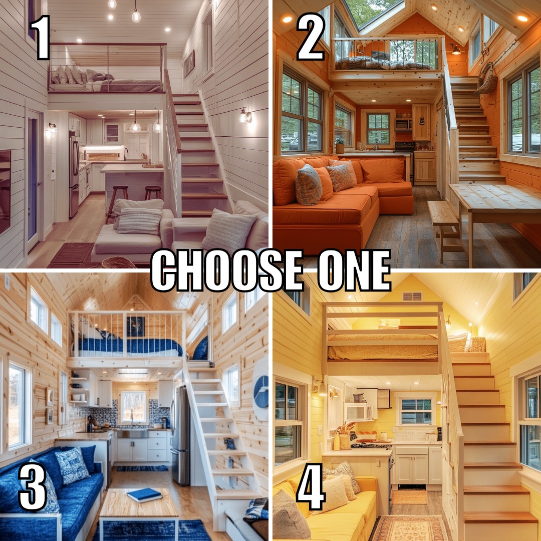 Tiny - 🏡 CHOOSE ONE! Which tiny home interior would you live in? Four ...