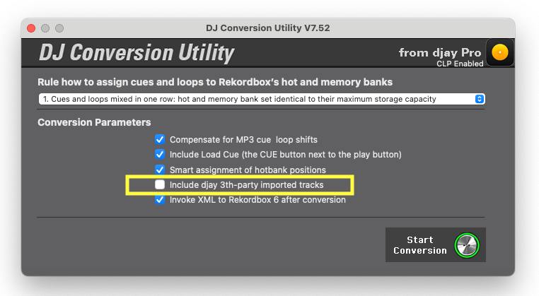 DJ Conversion Utility - DJCU
