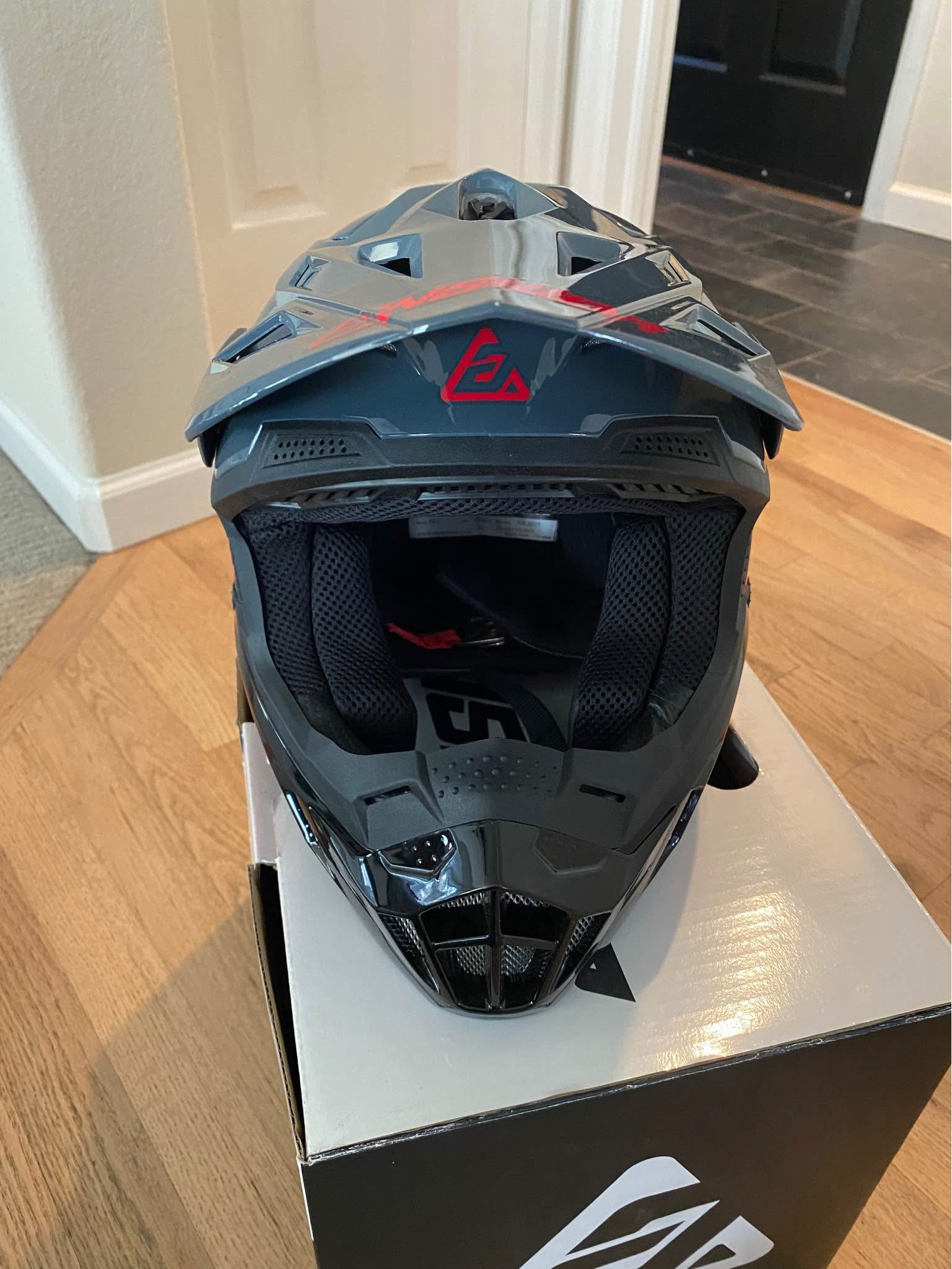 Answer Racing AR1 VOYD Helmet Black/Charcoal/Pink Youth Medium ...