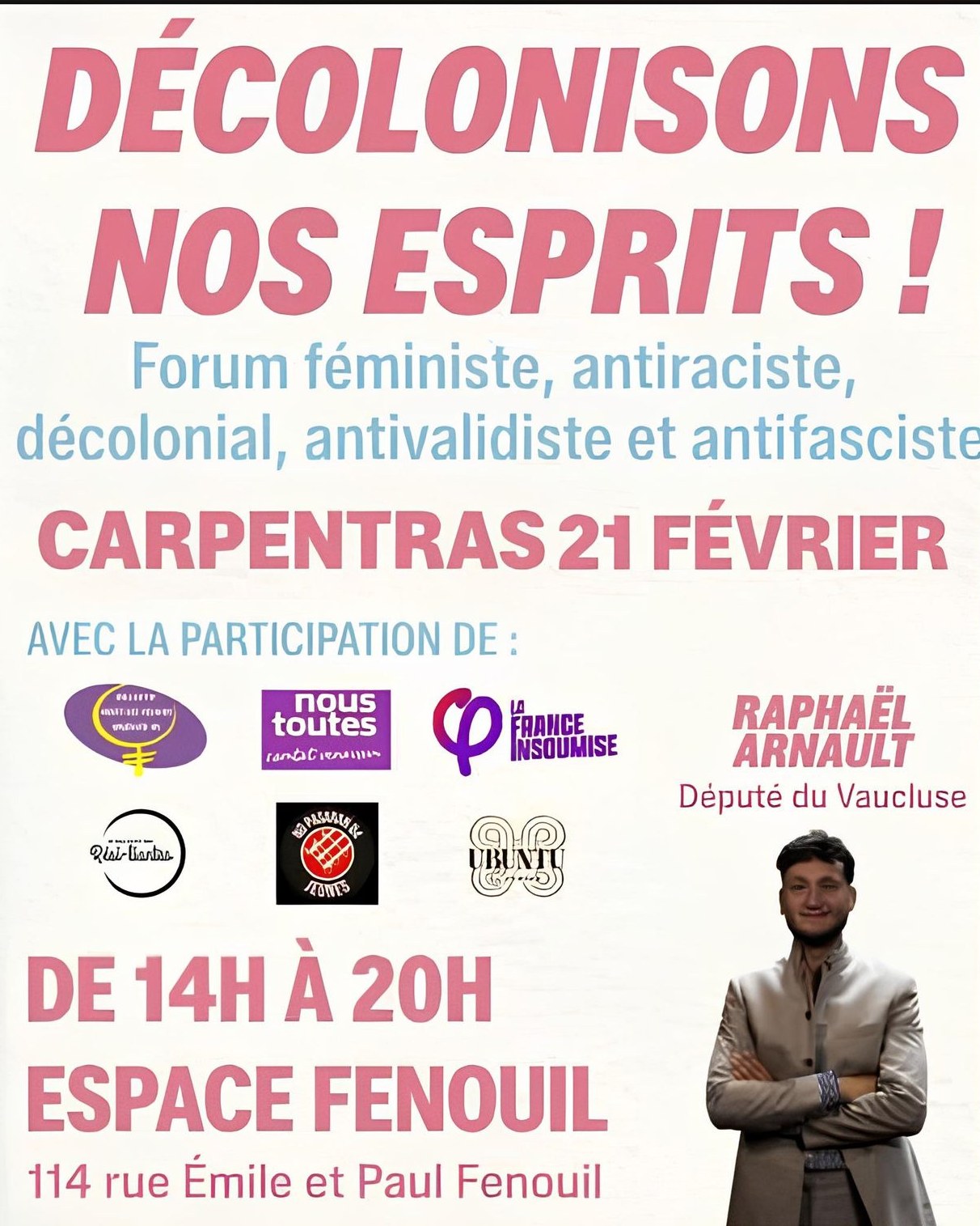 🚨 La section LFI de Carpentras convie... - Hervé de Lépinau | Facebook