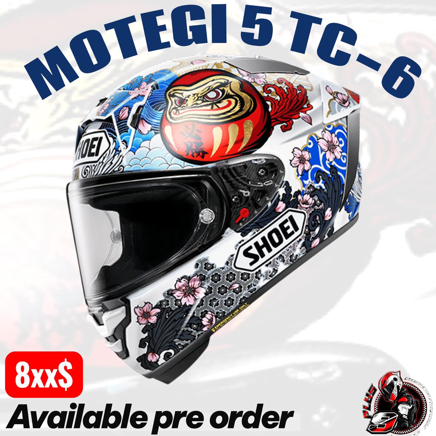 NEW VERSION MOTEGI 5 TC-6 ? SHOEI X-15 MOTEGI 5 WHITE VERSION 
