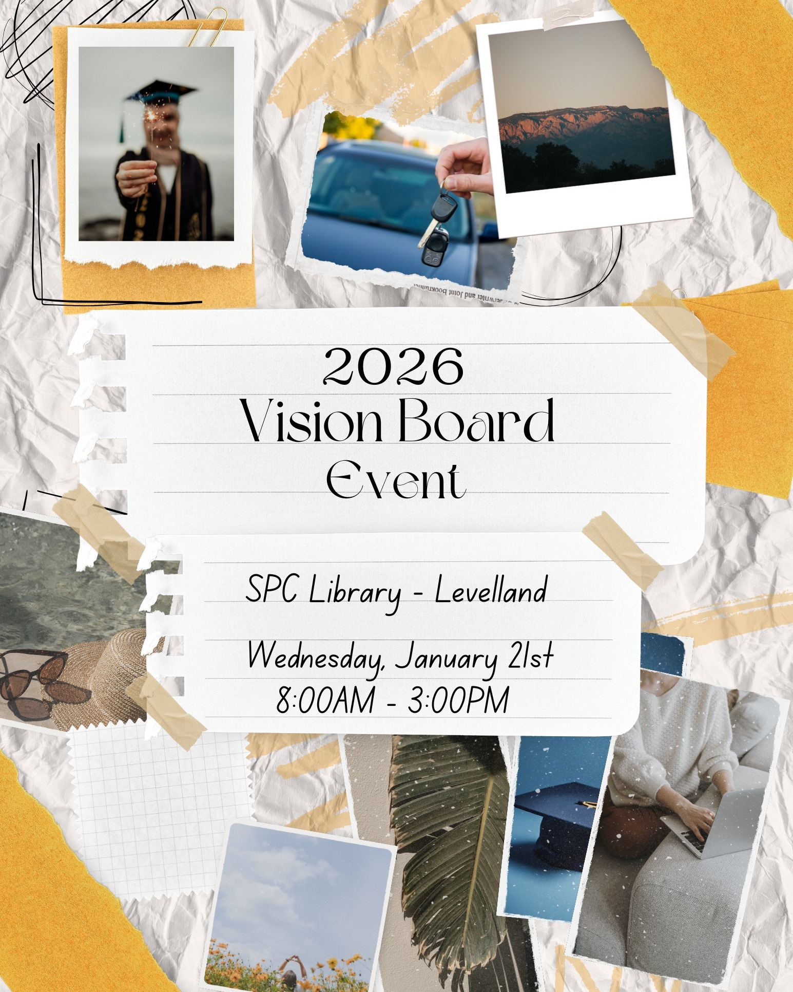 South - Vision Board Day at the SPC Library! Kick off 2026 with ...