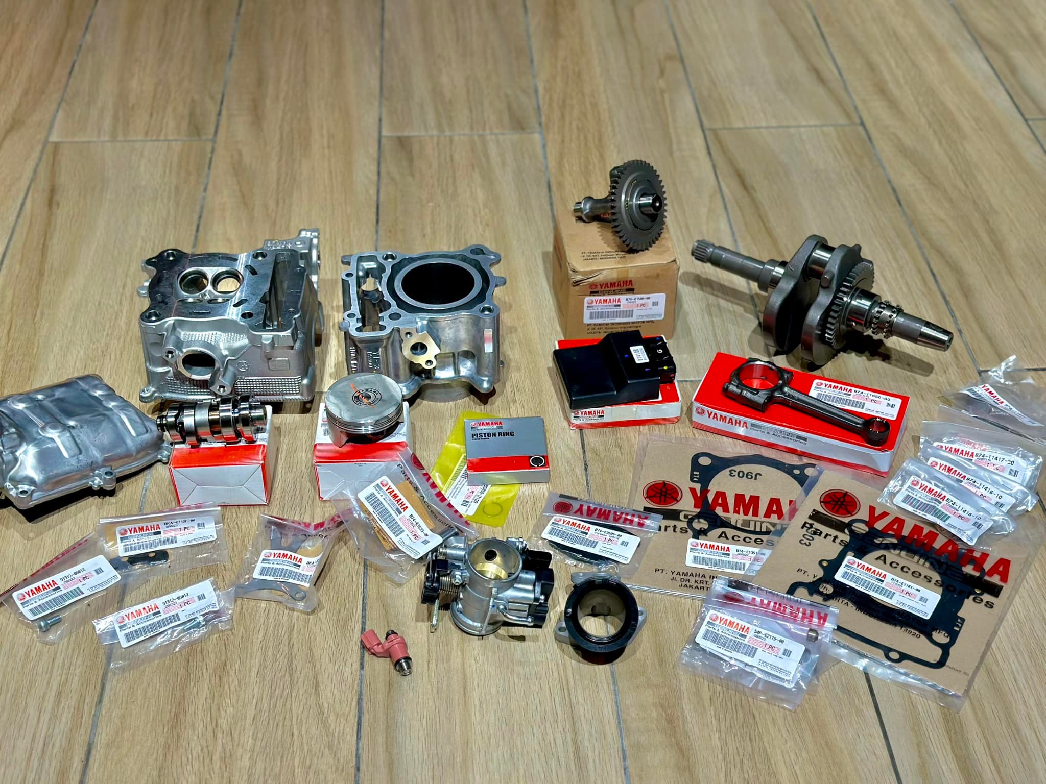 K　-Lost Small World- Y15 engine parts for sale including 68mm block, superhead 23/26