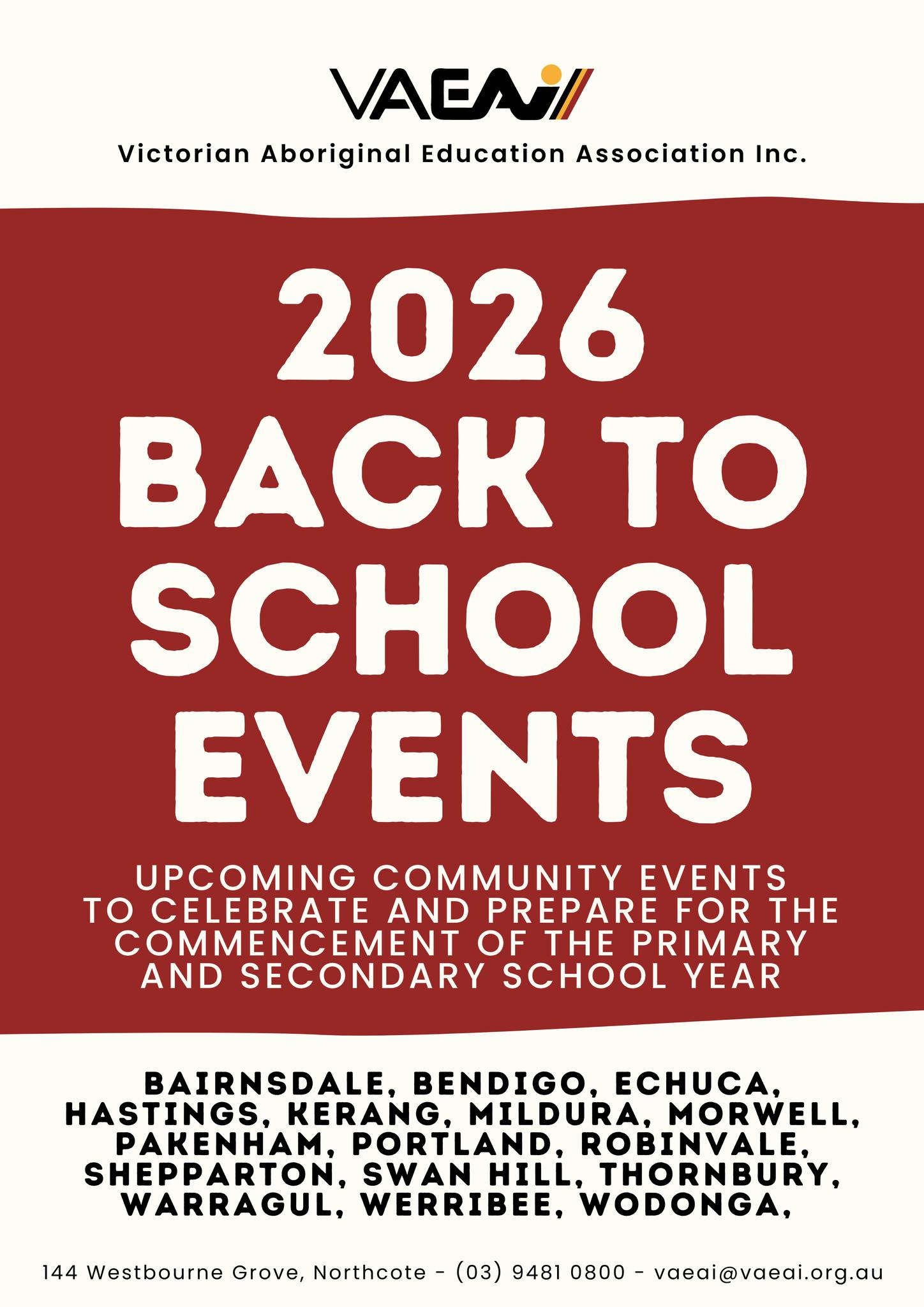 The 2026... - Victorian Aboriginal Education Association Inc. | Facebook