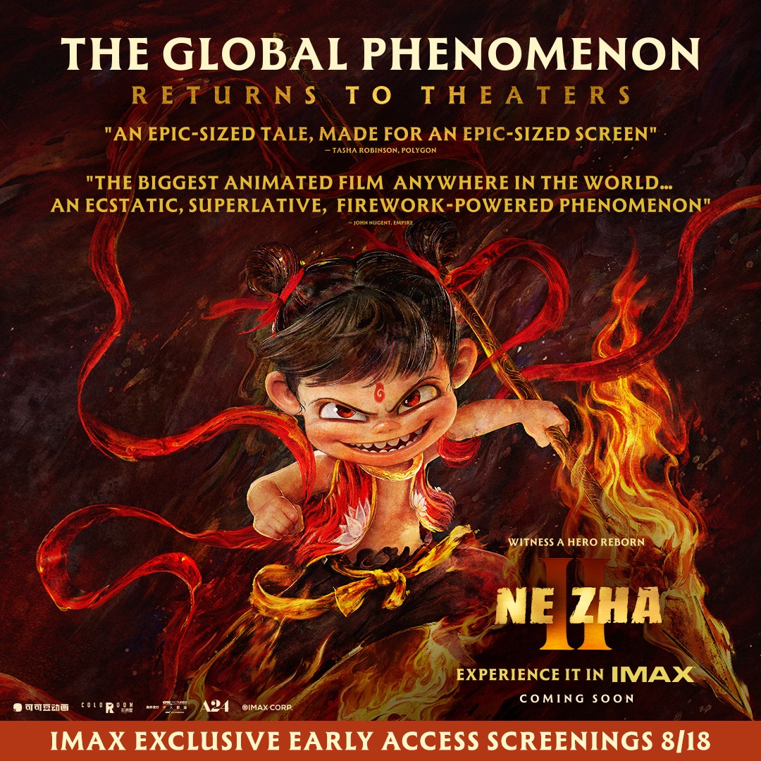 TCL - MONDAY - experience #NeZha2 in #IMAX at a special #IMAX Early ...