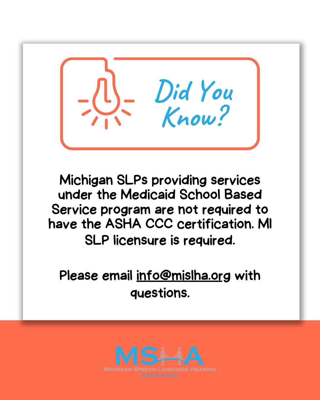 MSHA - Michigan Speech Language Hearing Association | East Lansing MI