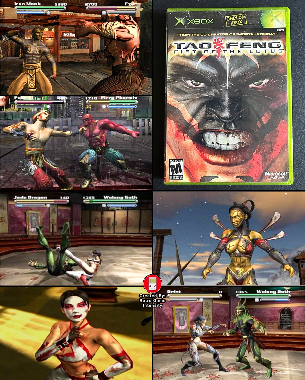Tao Feng: Fist of the Lotus (Xbox, 2003) Thanks to Jasper Jump Jet