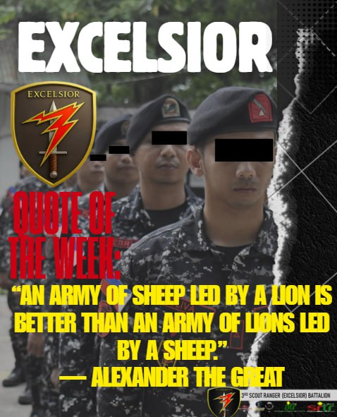 “An army of sheep... - 3rd Scout Ranger 