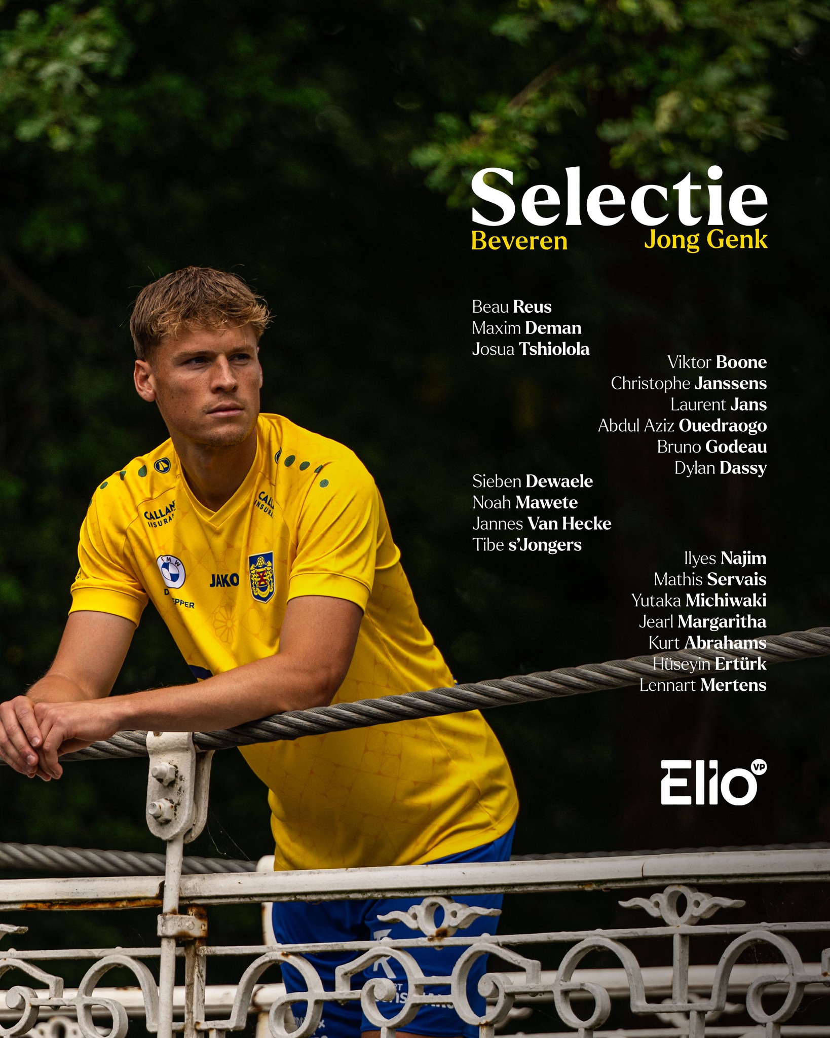 SK - ⚔️🦁 SELECTIE SP02 Coach Marink Reedijk rekent tegen Jong Genk op ...