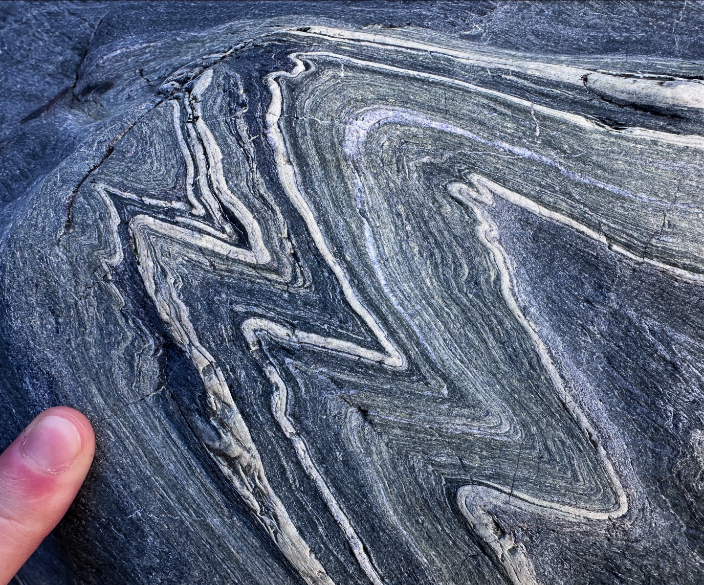 Cornwall - Beautiful folds in the Old Lizard Head Formation down in ...