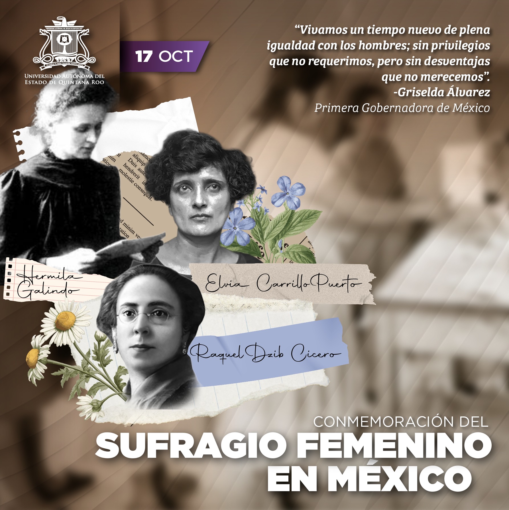 Universidad - #EfemérideUQRoo 🟣🗳️ Hoy conmemoramos 72 años del voto ...