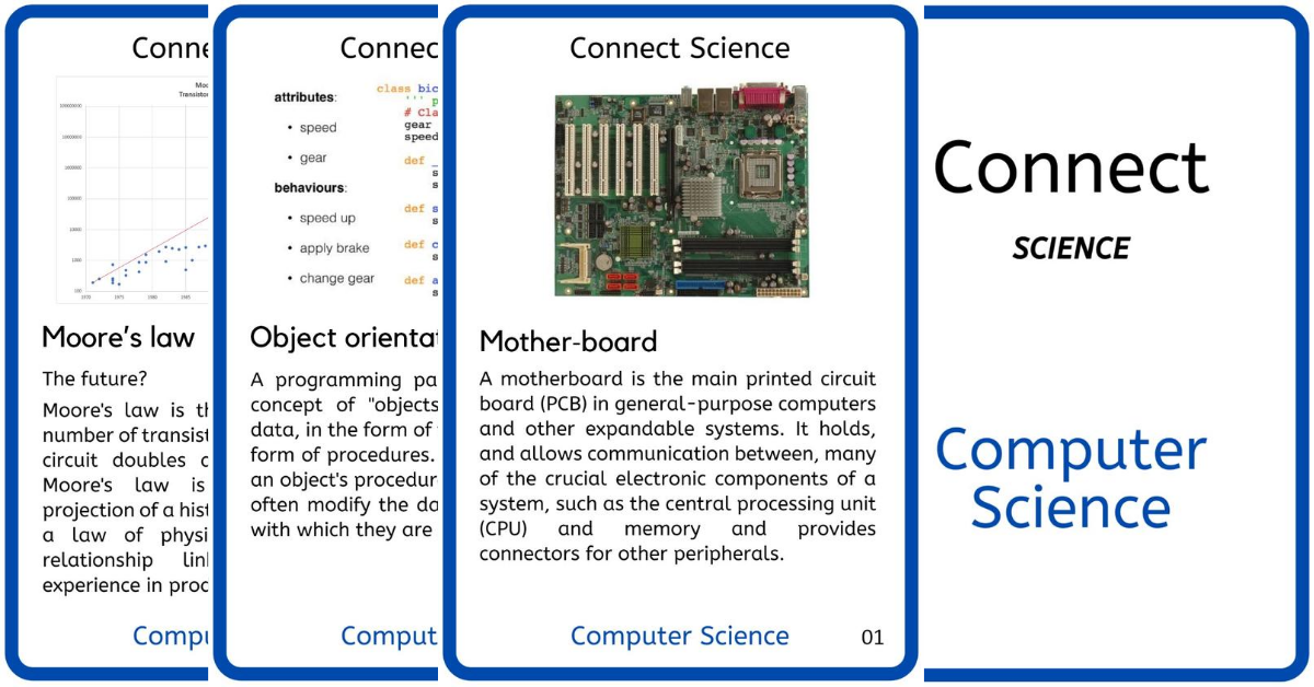 Connect Science - The Computer Science Card Set Is Big.... | Facebook