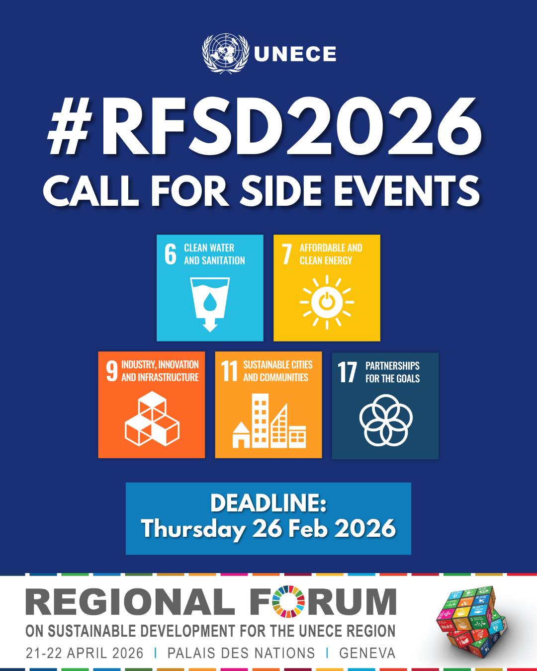 UNECE - 📢 The call for proposals for side events at the... | Facebook