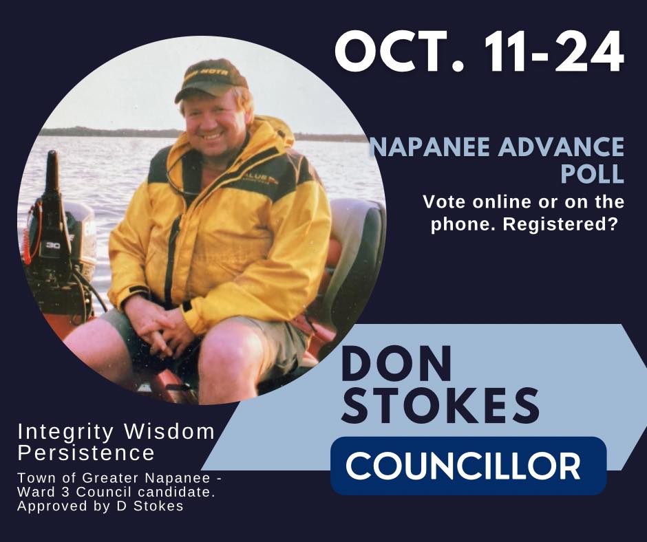Donald Stokes for Napanee Town Council - Ward 3
