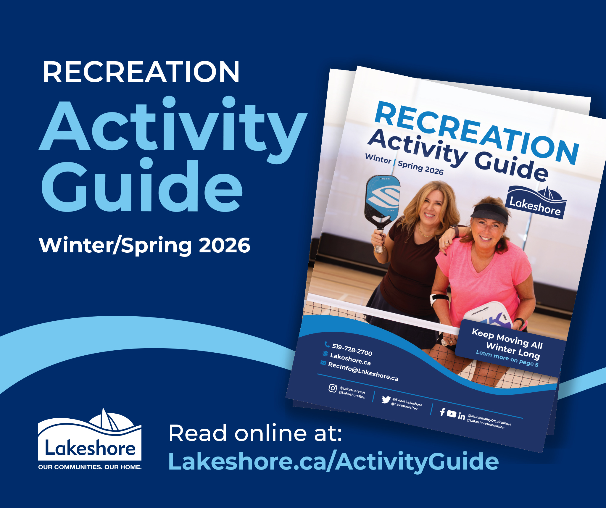 ️Registration for 2026 Winter... - Lakeshore Recreation | Facebook