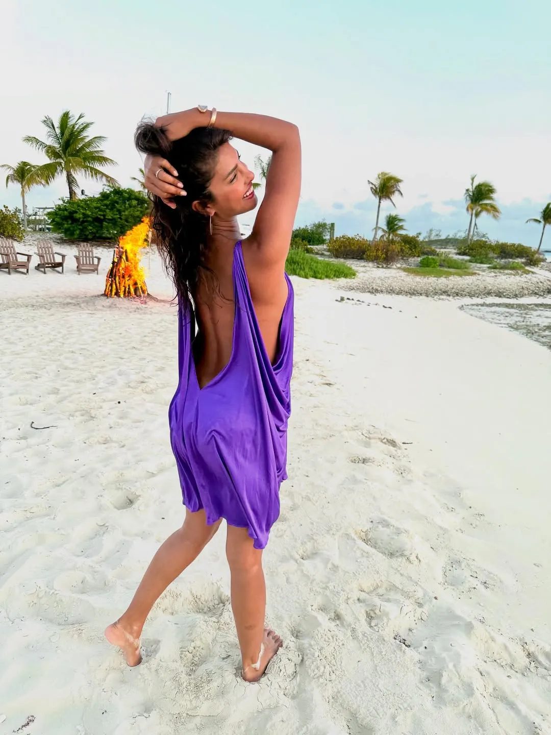 priyanka chopra beach dress 🔗: https://vogueindia.visitlink.me/0sDfVB Jonas' beachside wardrobe had it all, from ruched minidresses to striped bikinis Shoe Width:D (Medium)