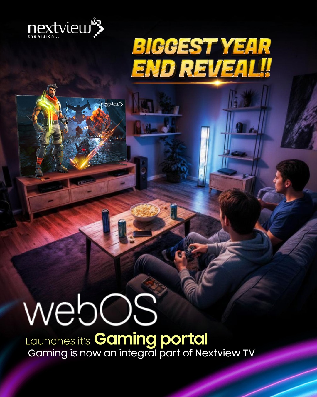 Nextview - The biggest year-end reveal is here! Nextview TV with webOS ...