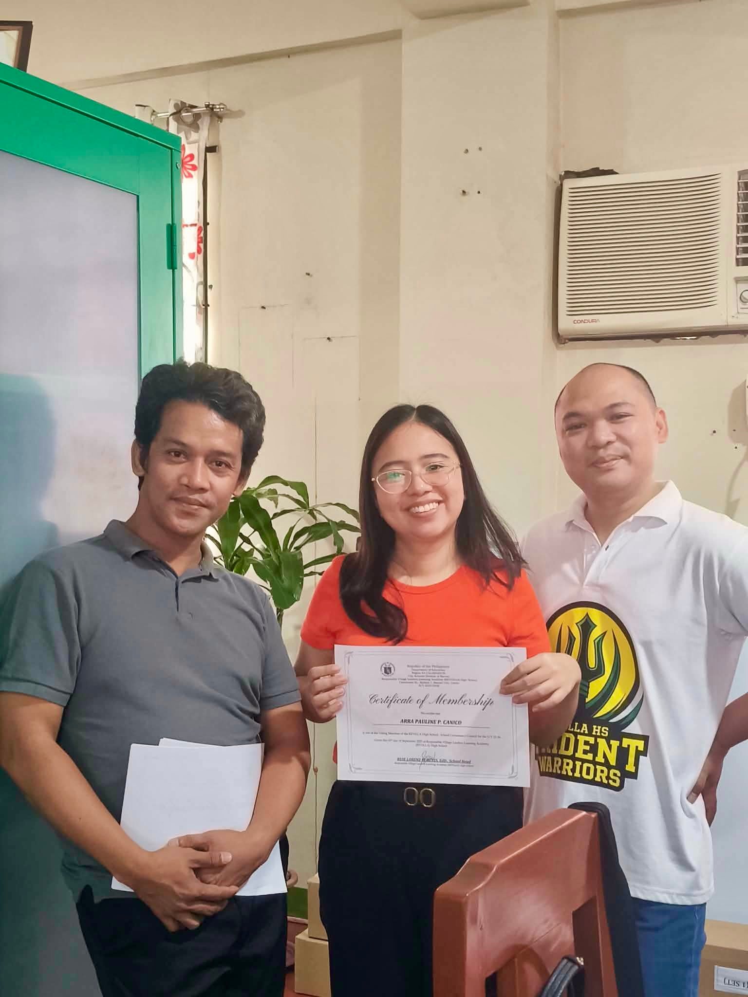 📣 SGC Oath Taking Ceremony 📣 REVILLA High School successfully conducted ...