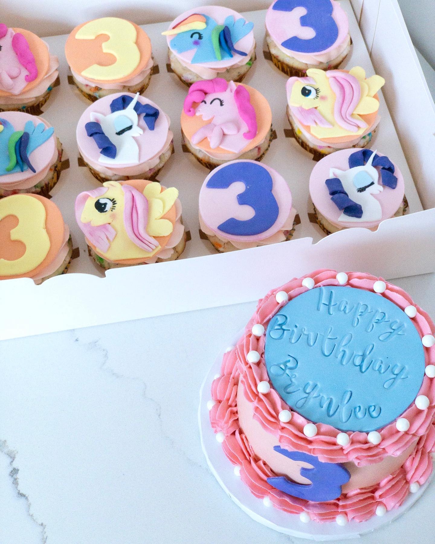 Mon Petit Poney Cupcake – Hasbro 2002, Motif Gâteaux, Occasion, Vintage My Little Pony