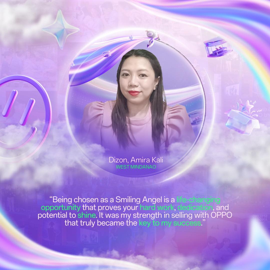 OPPO - A FEW WORDS FROM THE PREVIOUS SMILING ANGEL Her #SmilingAngel ...