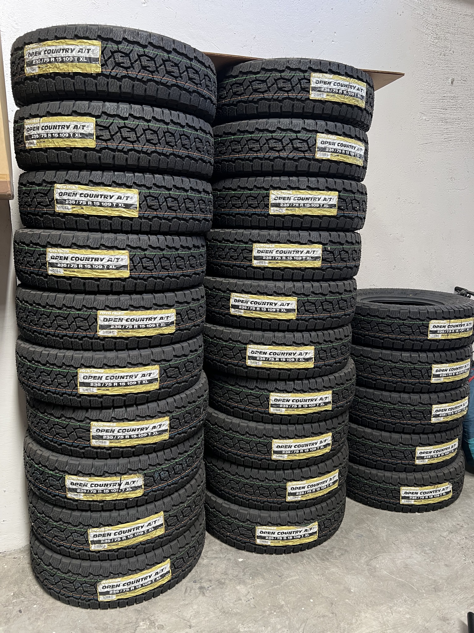 TOYO TIRES restocked for a better grip. ? Available Size: R/T 185 