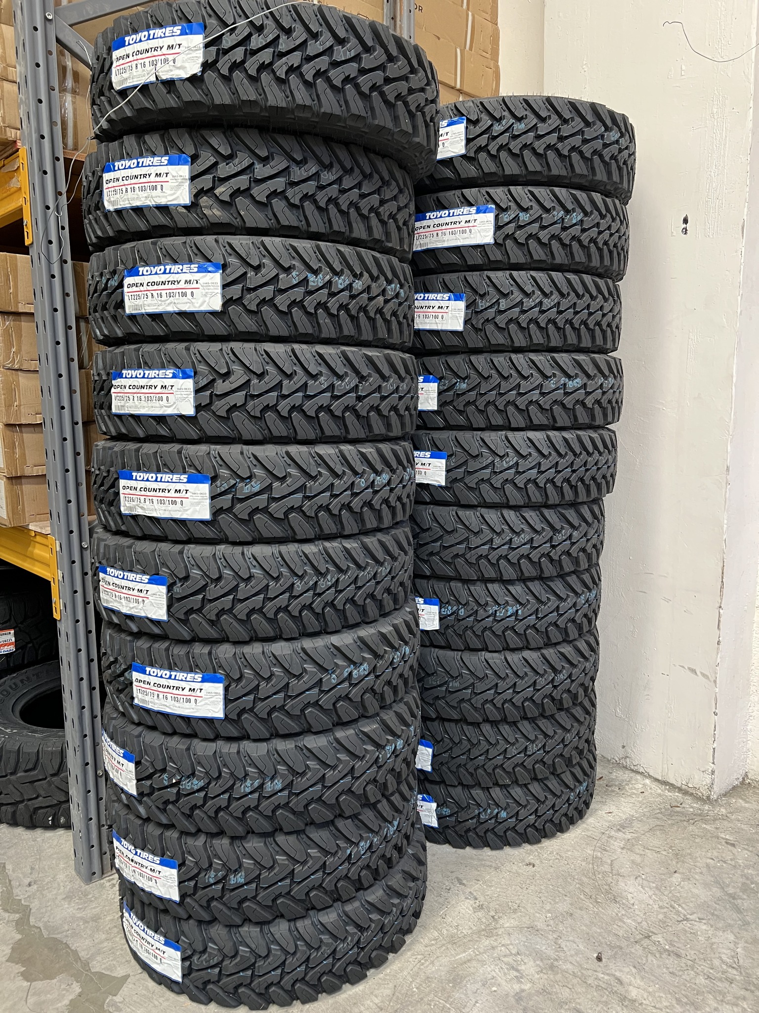 TOYO TIRES restocked for a better grip. ? Available Size: R/T 185 