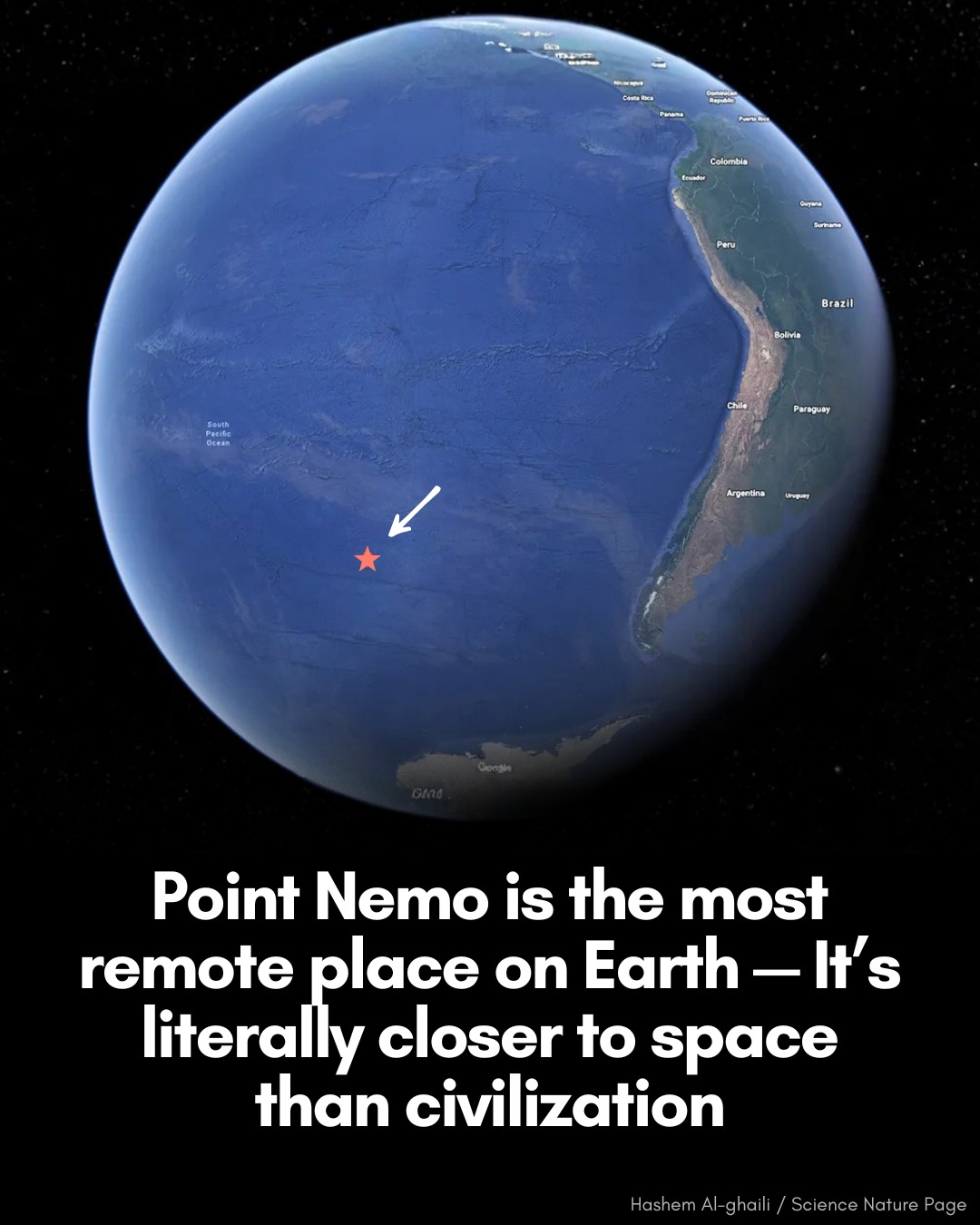 Science Squad | 🌍 Point Nemo is so remote the closest people to it aren ...