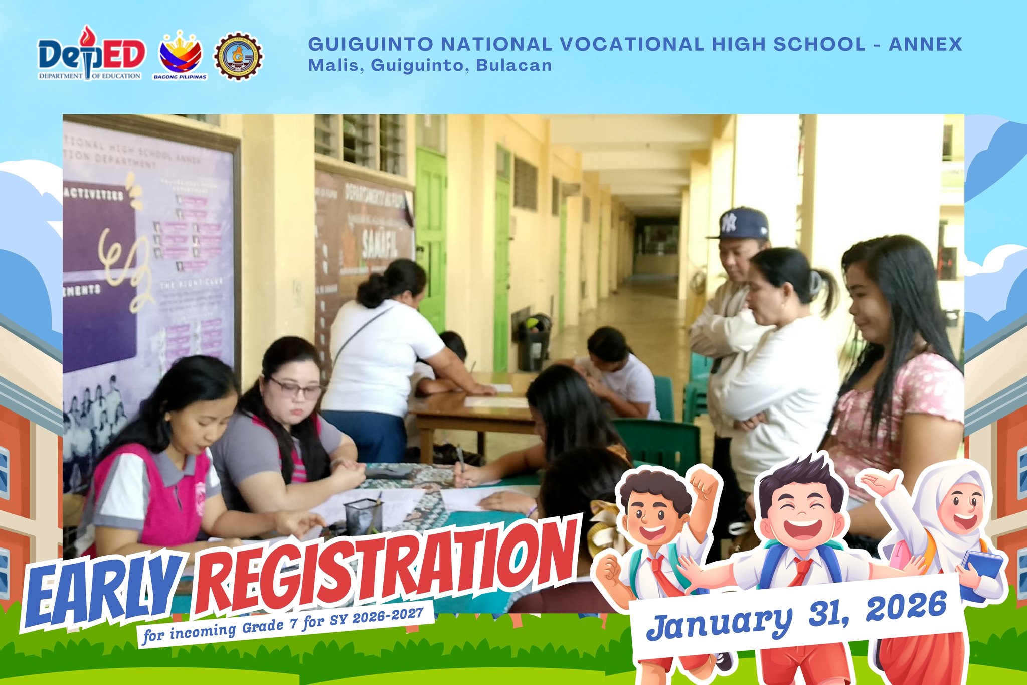 📌 IN PHOTOS | Early Registration para sa Incoming Grade 7 (SY 2026–2027 ...