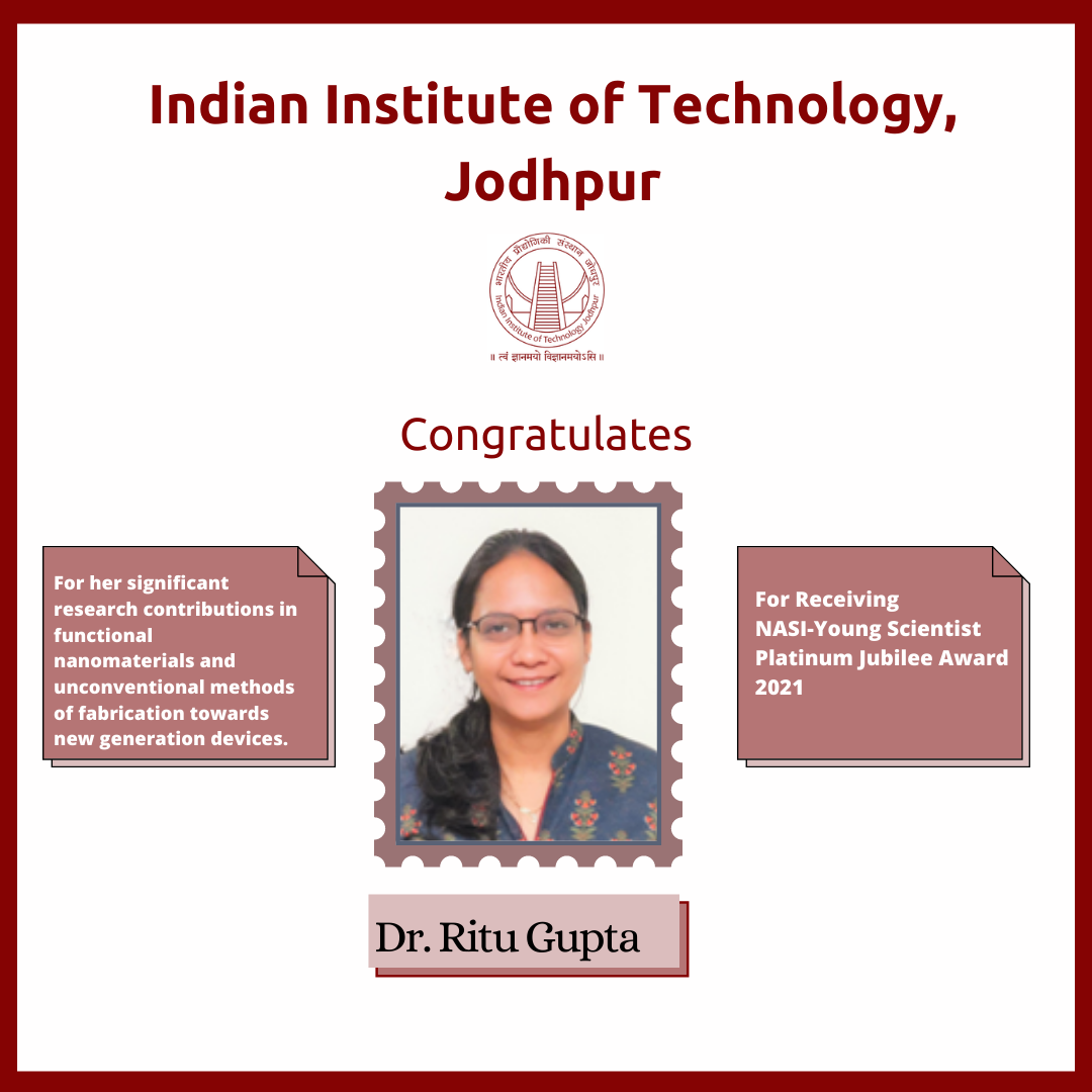 IIT Jodhpur - We are so enthralled we have Dr. Ritu Gupta as our ...