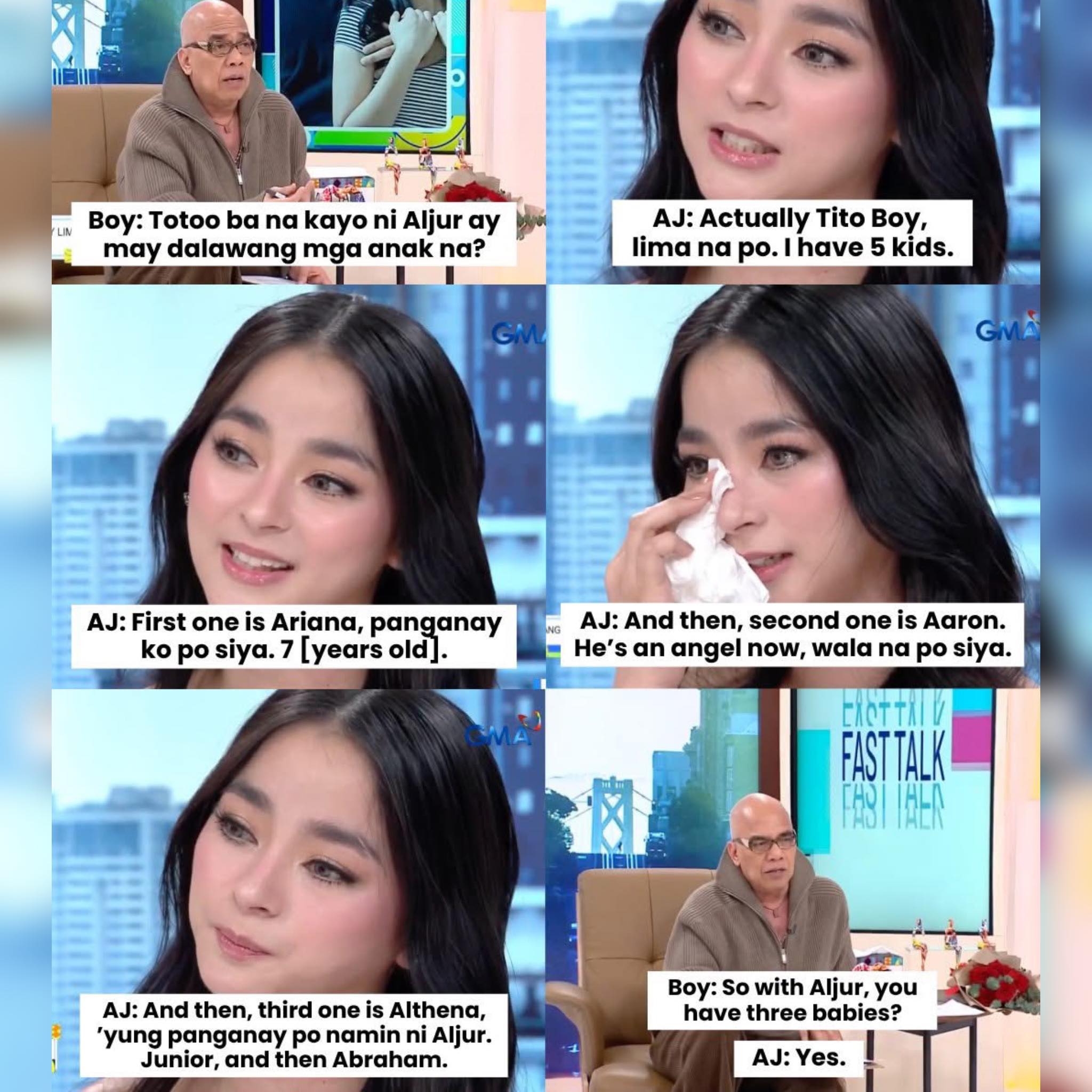 The Showbiz - LOOK: “I have 5 kids.” - AJ Raval 🍼🥹 Iyan ang naging ...