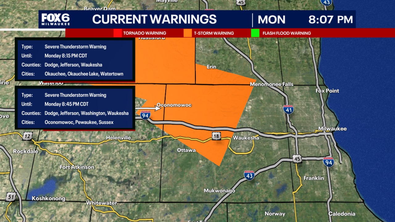 A Severe Thunderstorm Warning has... - FOX6's Rob Haswell | Facebook