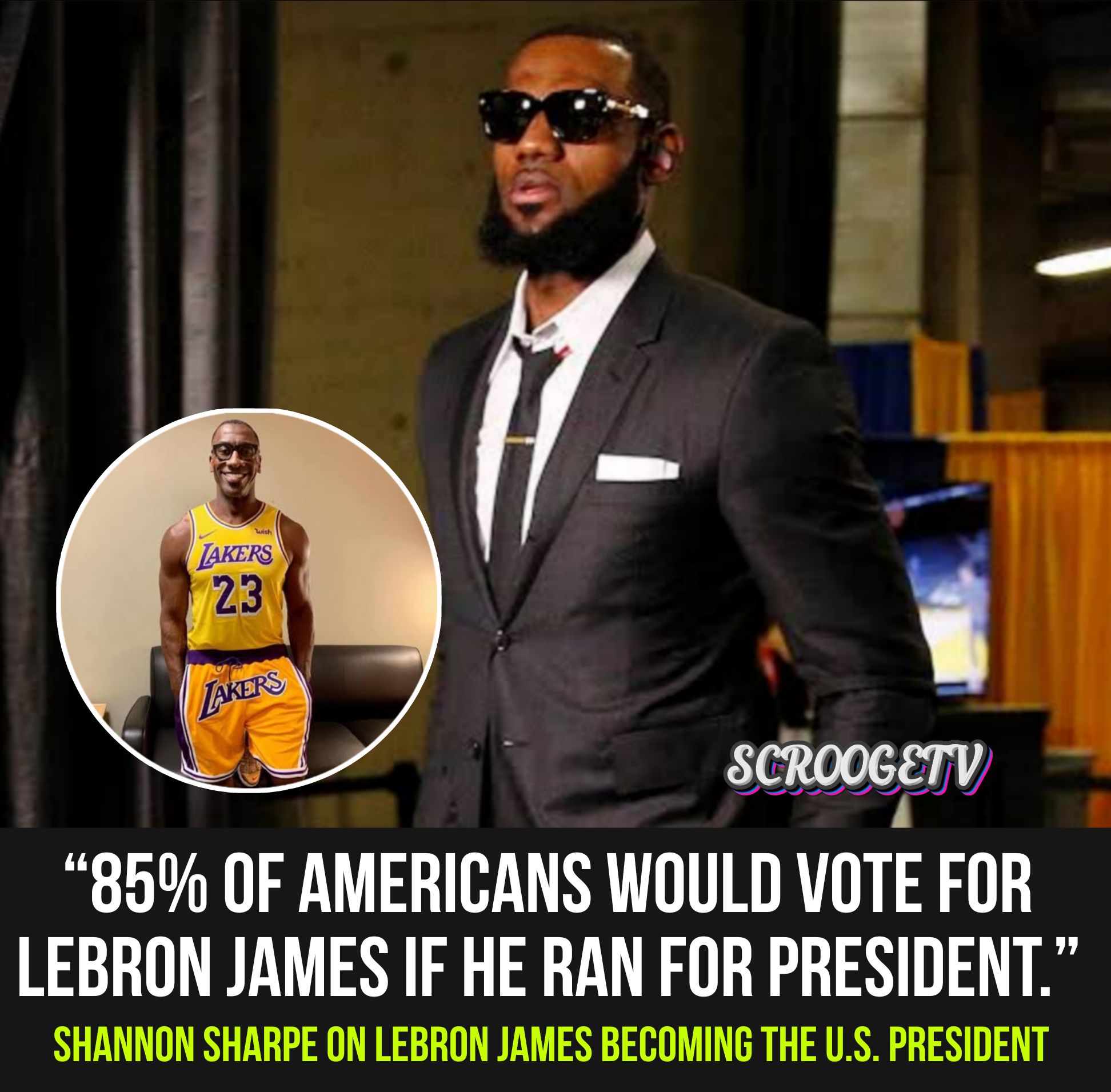 Scrooge Tv - Shannon Sharpe on LeBron James becoming the... | Facebook