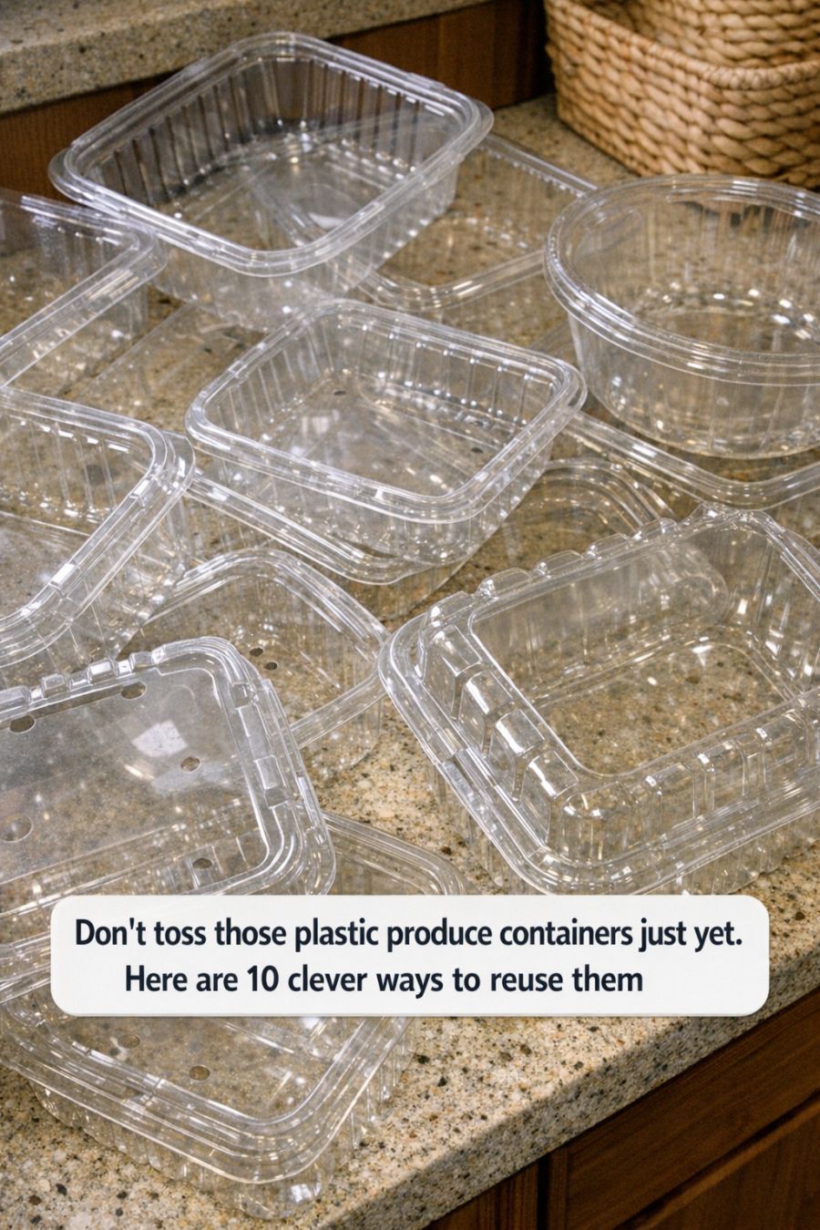 Tips - Don’t toss those plastic produce containers just yet. Here are ...