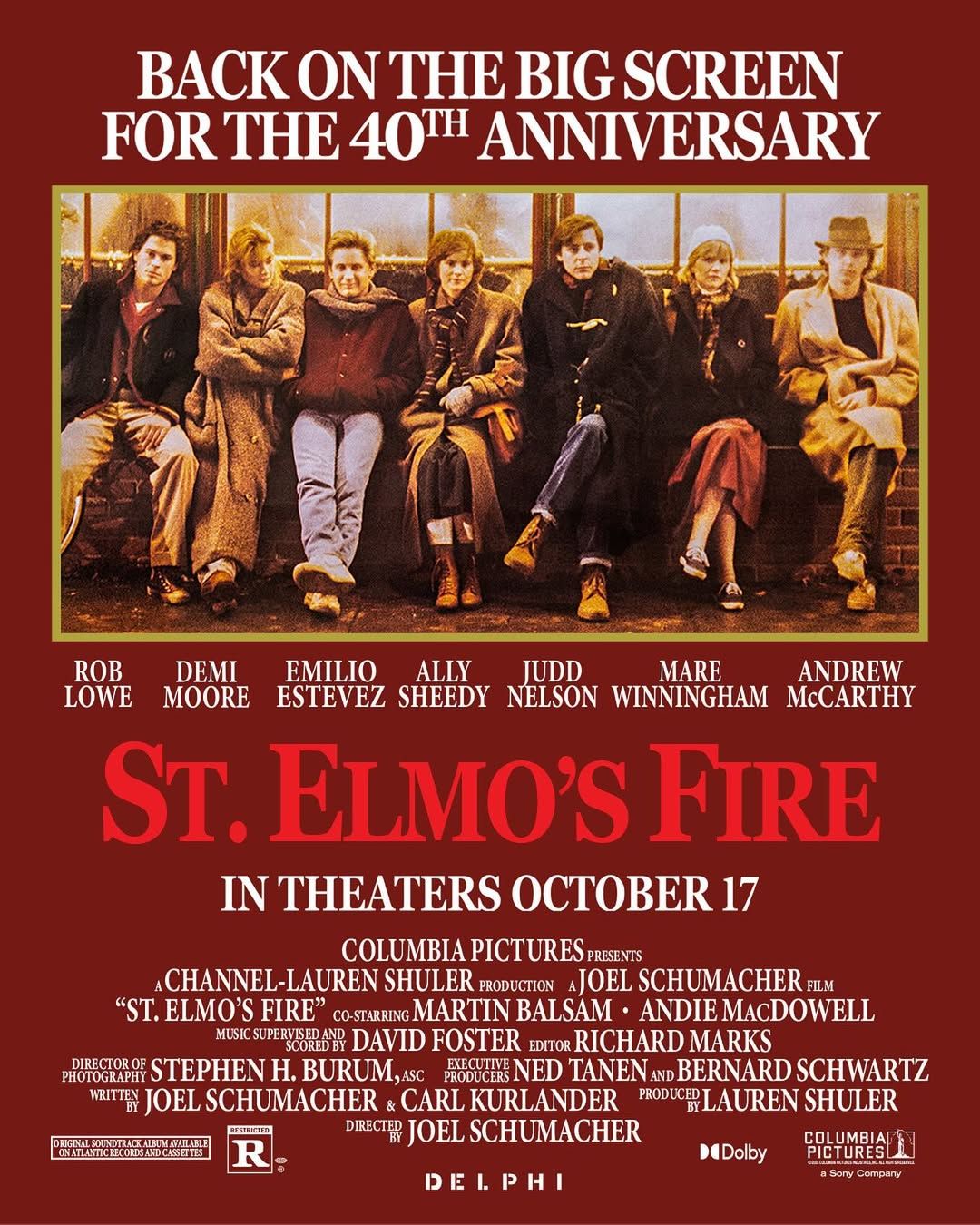 Official poster for the 40th anniversary 4K re-release of Joel