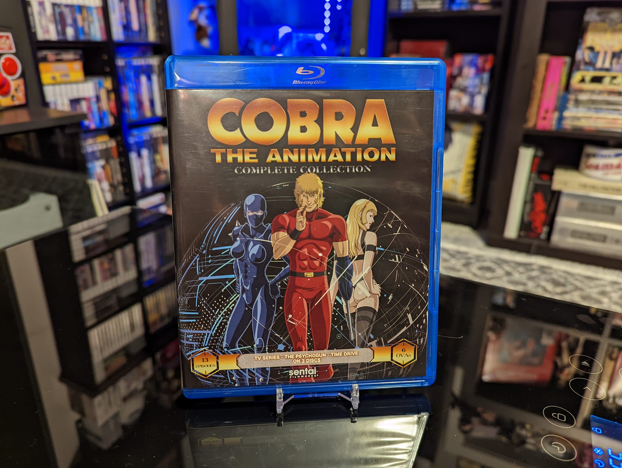 Space Cobra anime cel in collection