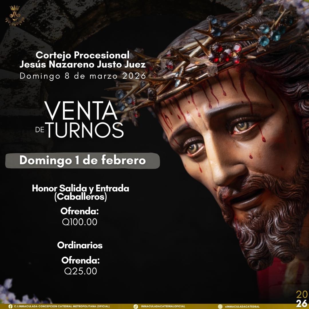 -VENTA DE TURNOS- 📅 Domingo, 1 de febrero de 2026 ⛪️ Interior de ...