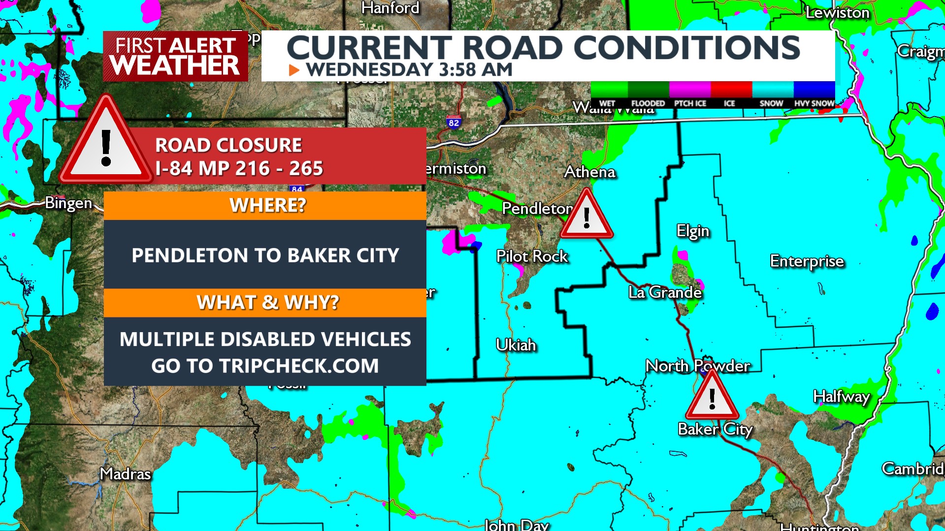 🚨🚨🚨I-84 CLOSED FROM PENDLETON TO... - Apple Valley News Now | Facebook