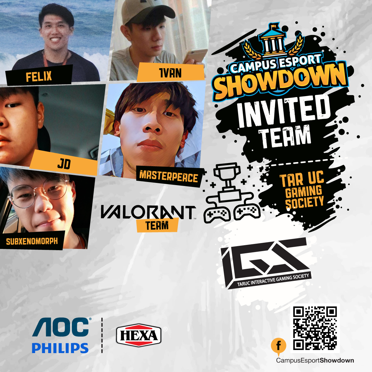 TARUC Interactive Gaming Society... - Campus Esport Showdown