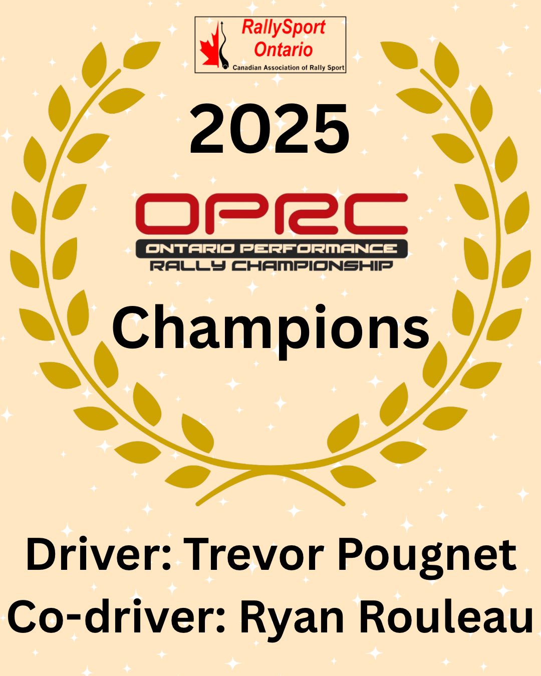 Ontario... - Ontario Performance Rally Championship - OPRC