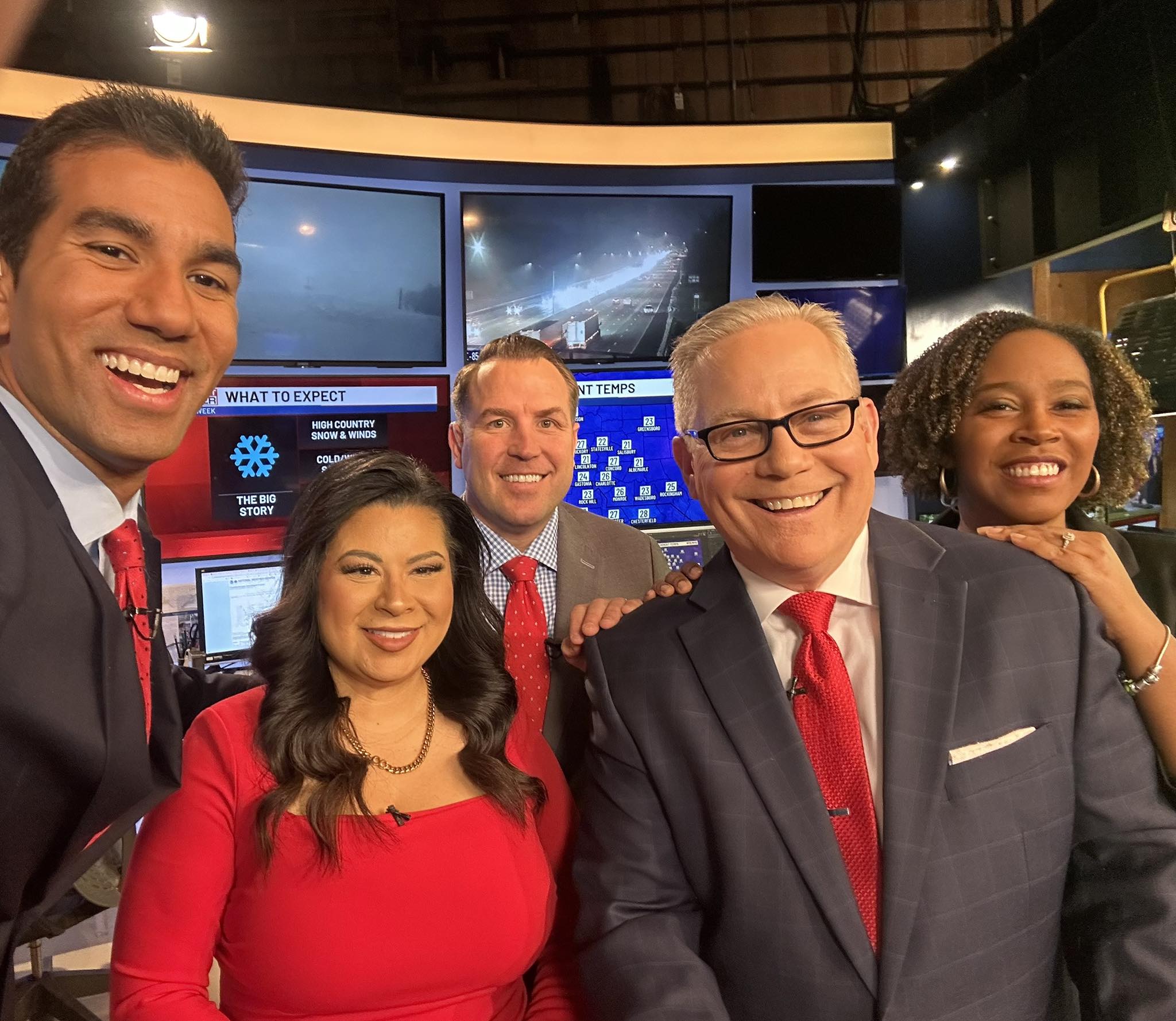 WBTV's - Family photo on this Wear Red Day ️ Hope everyone has a great ...