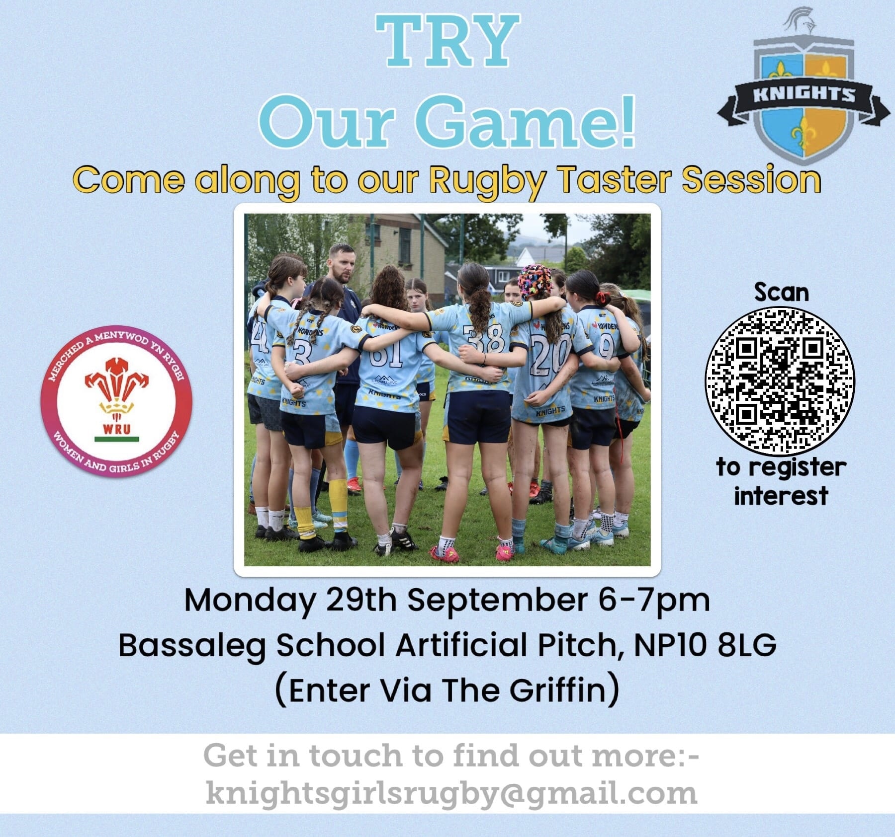 Try Our Game! Has your... - Knights Girls & Ladies Rugby | Facebook