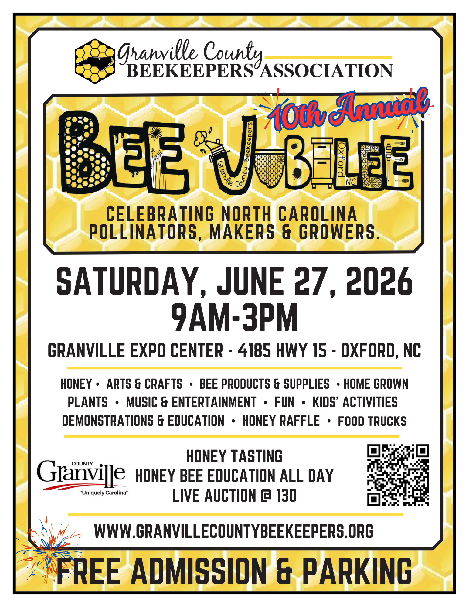 Bee Jubilee with the Granville County Beekeepers Association