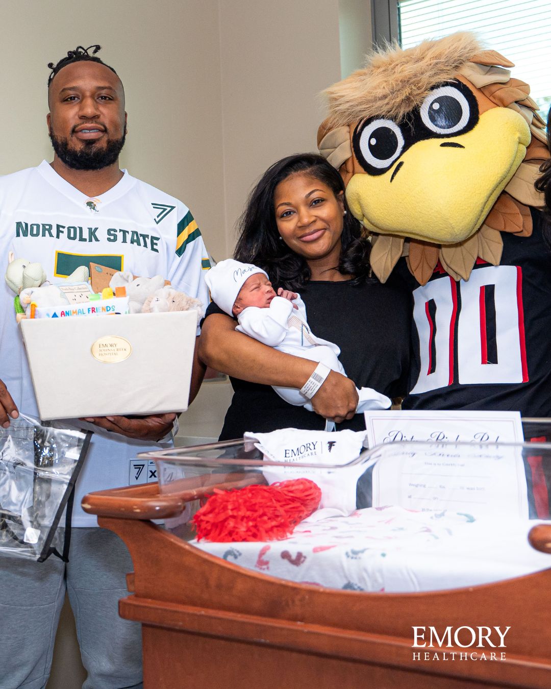 The littlest Falcons fans are here! 🏈... - Emory Healthcare | Facebook